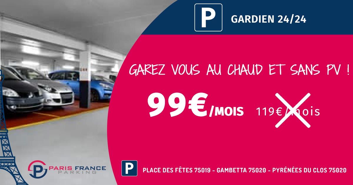 Promotion Parking Paris